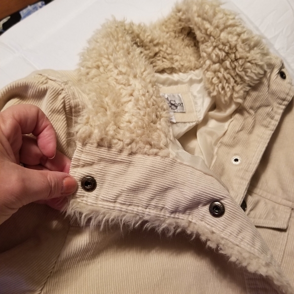 Vintage super boho fairycore raw edge fringed corduroy light jacket sz 1X - Picture 3 of 11